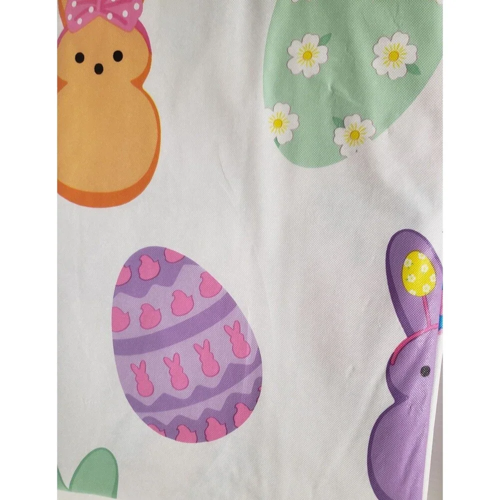 Peva Vinyl Flannel Back Tablecloth, 52